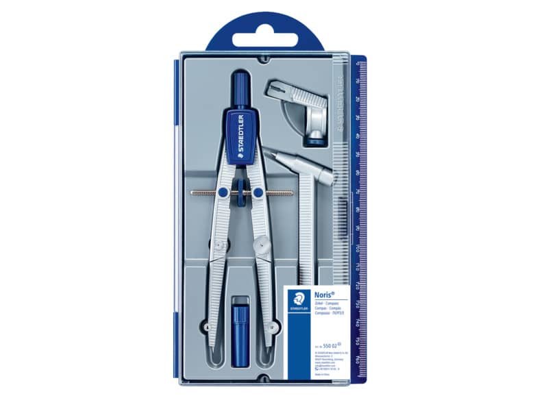 Compasso Staedtler Noris© in metallo con prolunga – 550 02