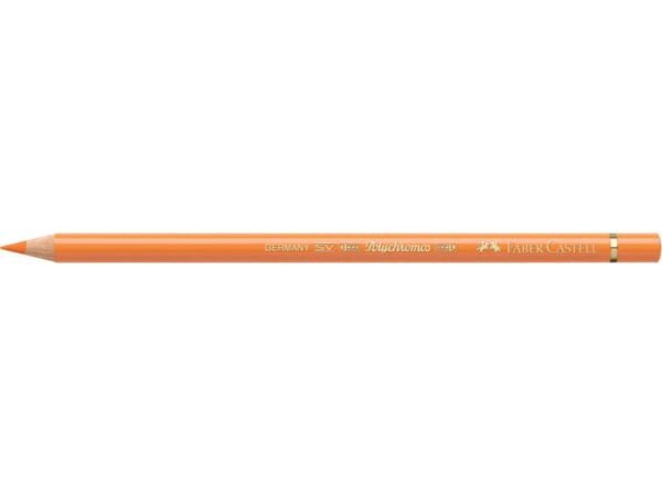 Matite colorate permanenti Faber Castell Polychromos mina 3,8 mm conf. 6 pezzi - arancione cadmio - 110111