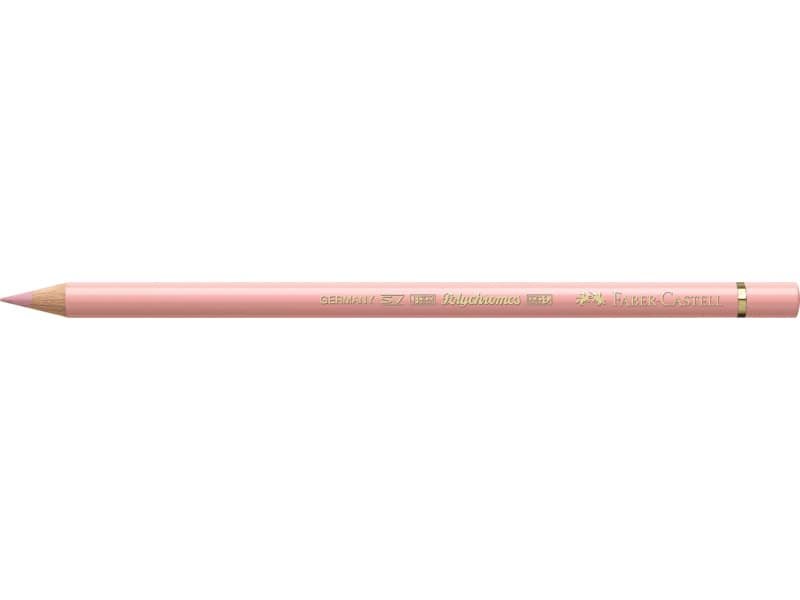 Matite colorate permanenti Faber Castell Polychromos mina 3,8 mm conf. 6 pezzi – rosa carne chiaro – 110132