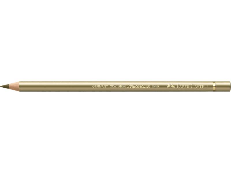 Matite colorate permanenti Faber Castell Polychromos mina 3,8 mm conf. 6 pezzi – oro – 110250