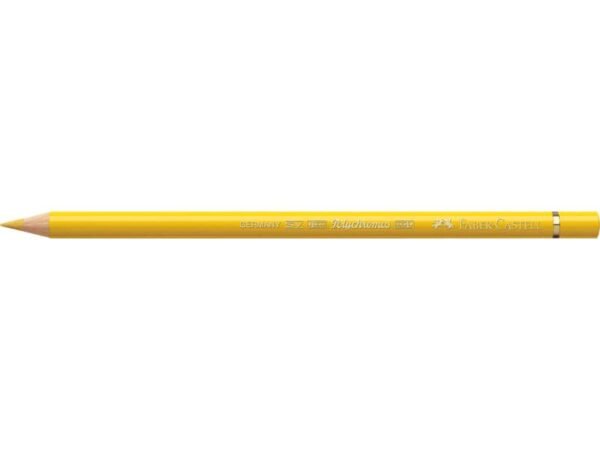 Matite colorate permanenti Faber Castell Polychromos mina 3,8 mm conf. 6 pezzi - giallo napoletano - 110185
