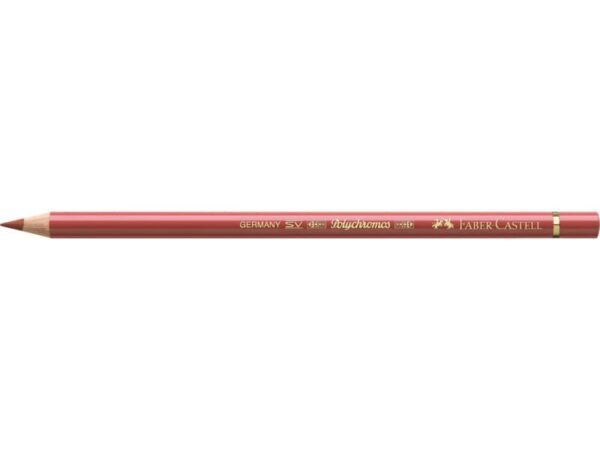 Matite colorate permanenti Faber Castell Polychromos mina 3,8 mm conf. 6 pezzi - rosso veneziano - 110190