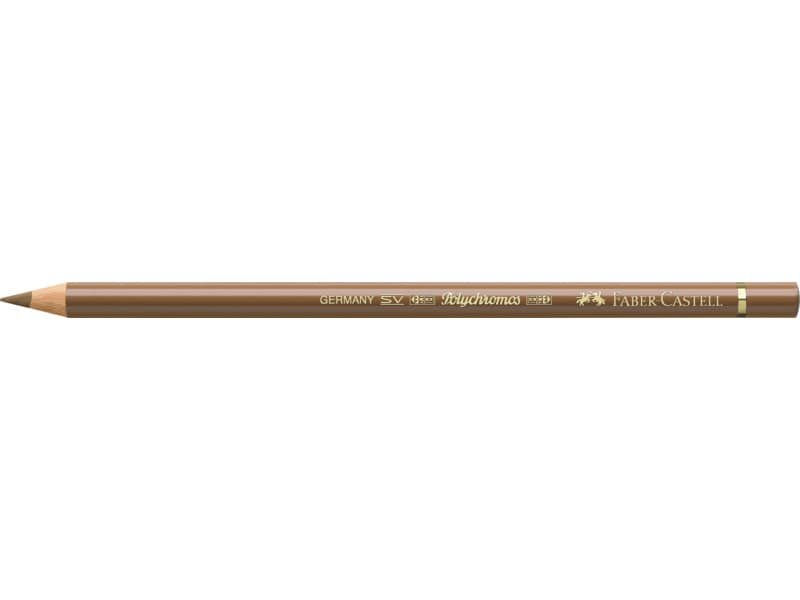 Matite colorate permanenti Faber Castell Polychromos mina 3,8 mm conf. 6 pezzi Faber-Castell terra d’Umbria naturale –