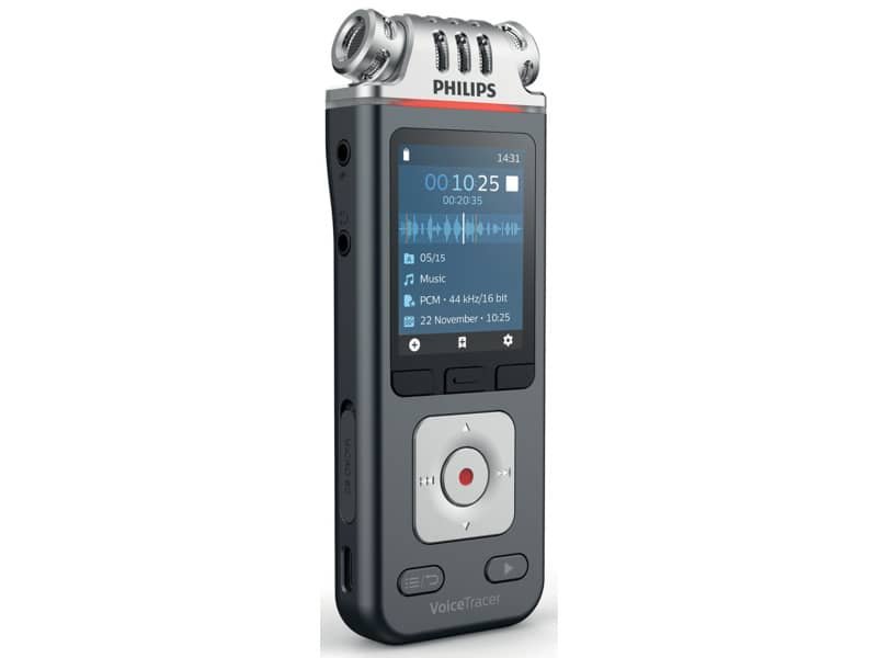 Registratore vocale digitale PHILIPS VoiceTracer 6110 antracite DVT6110