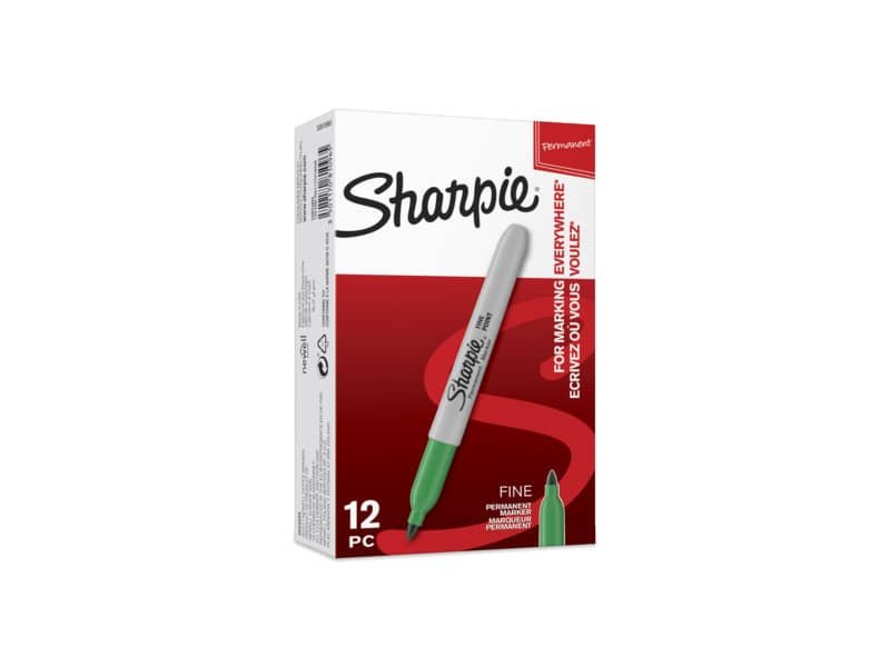Marcatore permanente Sharpie Fine punta conica 1 mm Sharpie verde S0810960