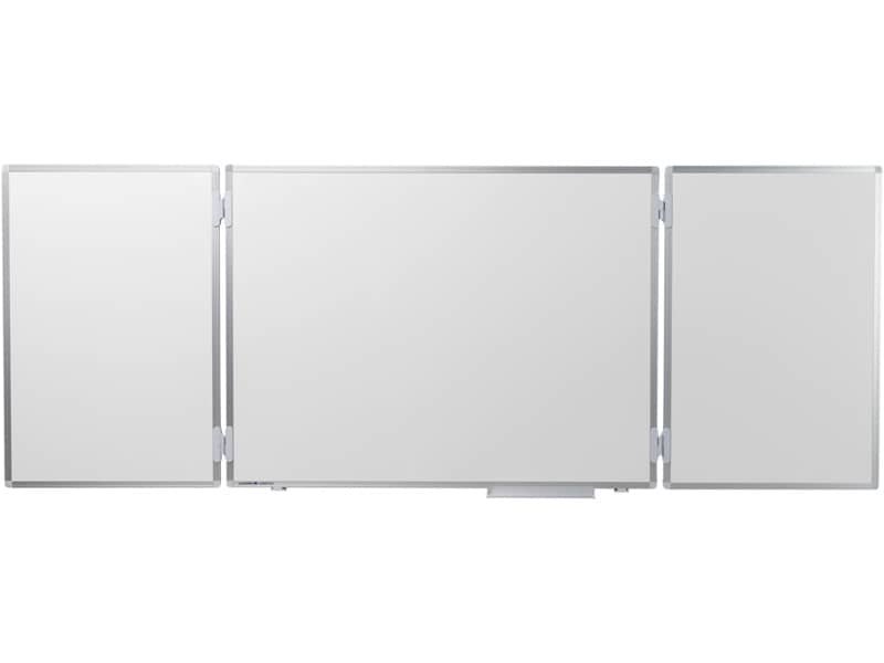 Lavagna bianca magnetica cancellabile Legamaster Economy plus 3 pannelli bianco 90×120-240 cm- 7-100554