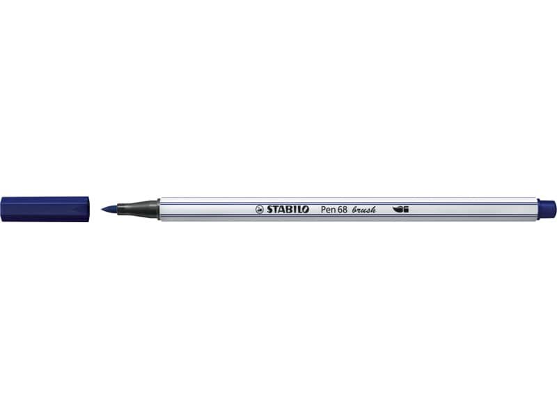 Pennarello Stabilo Pen 68 brush – punta a pennello – M 1 mm blu di prussia – 568/22