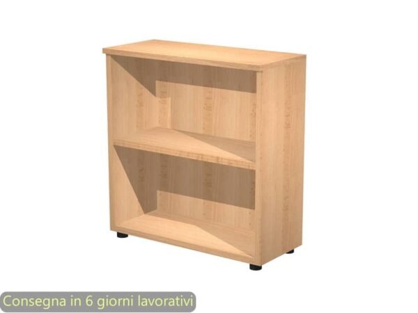 Mobile a giorno basso faggio 80x35xH.72 cm con 1 ripiano regolabile linea Presto Artexport - 030/6