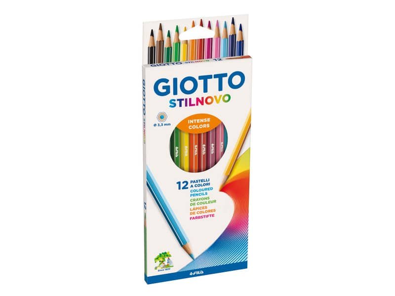 Matite colorate GIOTTO Stilnovo assortiti Astuccio da 12 – 25650000