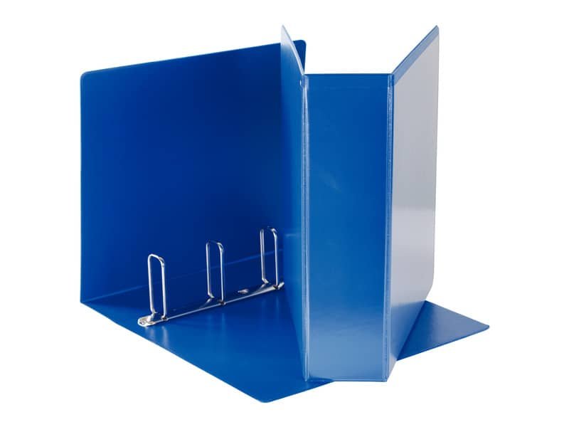 Raccoglitore personalizzabile Esselte Display a 4 anelli a Q 65mm PP eco-comp. blu formato Maxi – 394758500