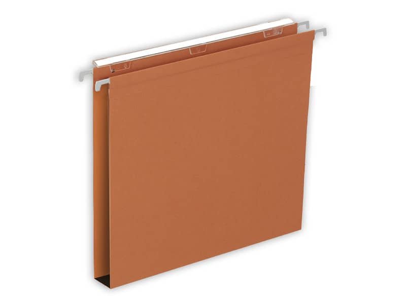 Cartelle sospese per cassetto Favorit Defi interasse 39 cm arancione fondo U3 Conf. 25 pezzi  400126812