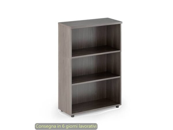 Mobile a giorno medio frassino toscano 80x35xH.120 cm con 2 ripiani regolabili linea Presto Artexport -  035/F