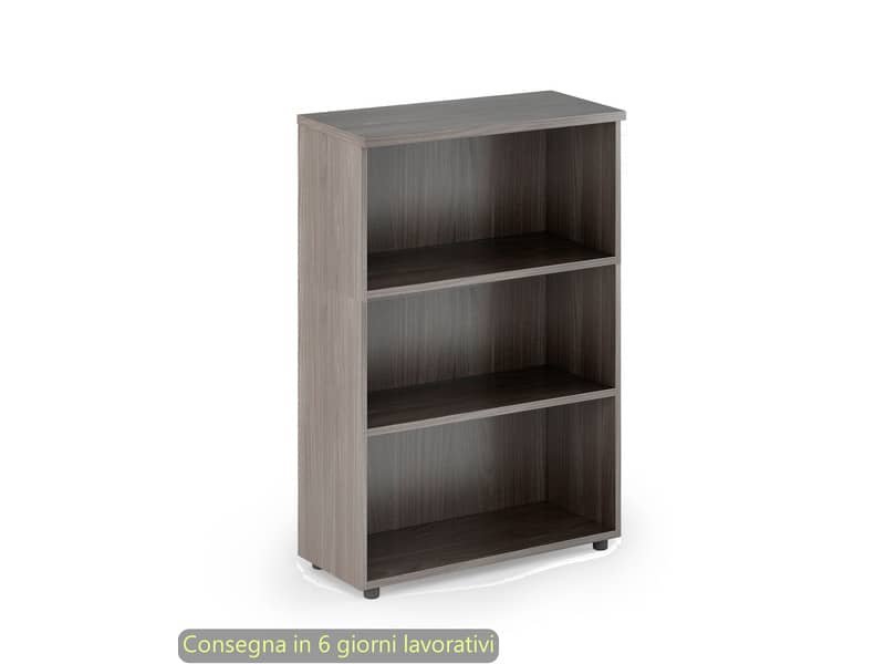 Mobile a giorno medio frassino toscano 80x35xH.120 cm con 2 ripiani regolabili linea Presto Artexport –  035/F