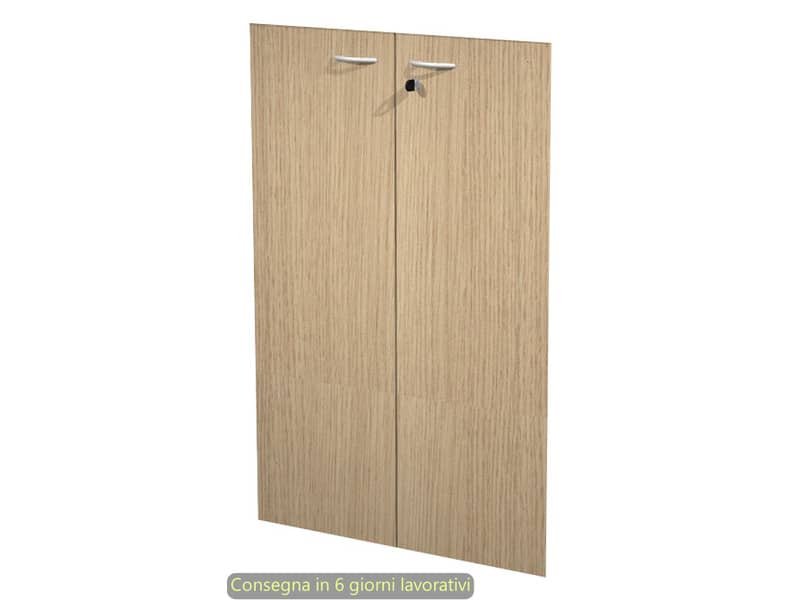 Ante con serratura rovere 80×115 cm in melaminico per mobile medio linea Presto Artexport – 60069/M/C