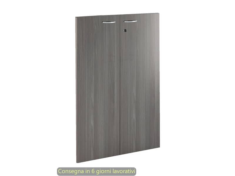 Ante con serratura frassino toscano 80×115 cm in melaminico per mobile medio linea Presto Artexport – 60069M/F
