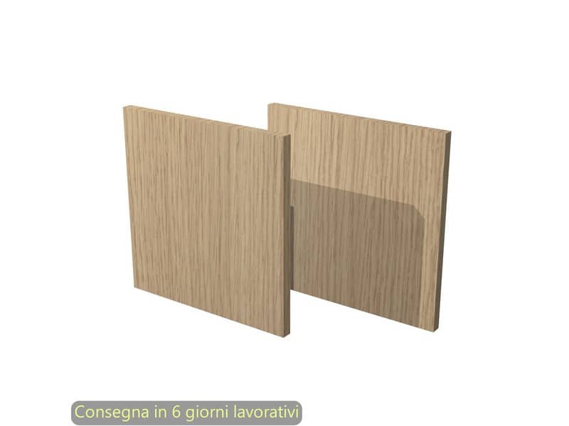 Coppia di dietri rovere per libreria componibile Maxicolor Artexport – 32,2×32,1 cm – 2R MaxC/C