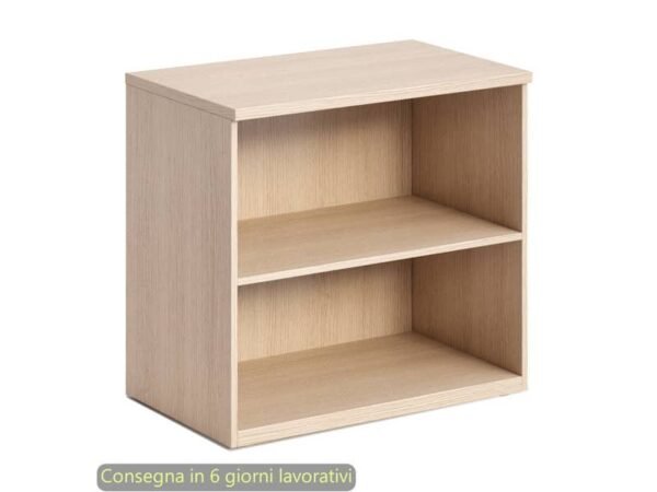Mobile a giorno basso rovere 80x46xH.73 cm con 1 ripiano linea Bridge/Flex Artexport - BB/C