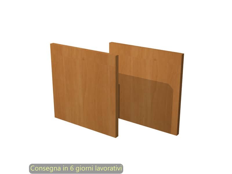 Coppia di dietri noce chiaro per libreria componibile Maxicolor Artexport 32,2×32,1 cm – 2R MaxC/4