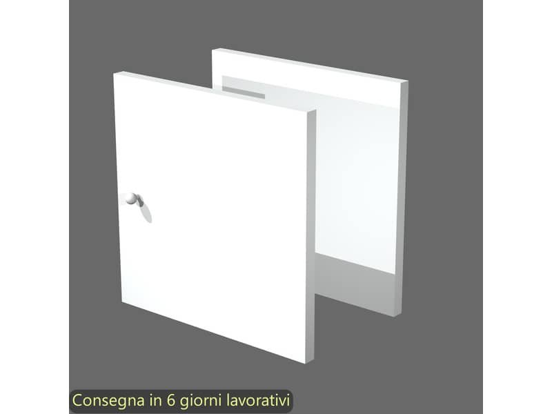 Coppia di antine bianche per libreria componibile Maxicolor Artexport – 32,2×32,2 cm – 2A MaxC/3