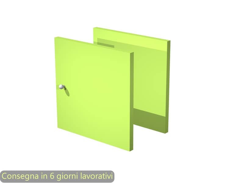 Coppia di antine verde neon per libreria componibile Maxicolor Artexport – 32,2×32,2 cm – 2A MaxC/V