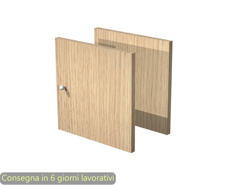 Coppia di antine rovere per libreria componibile Maxicolor Artexport – 32,2×32,2 cm – 2A MaxC/C