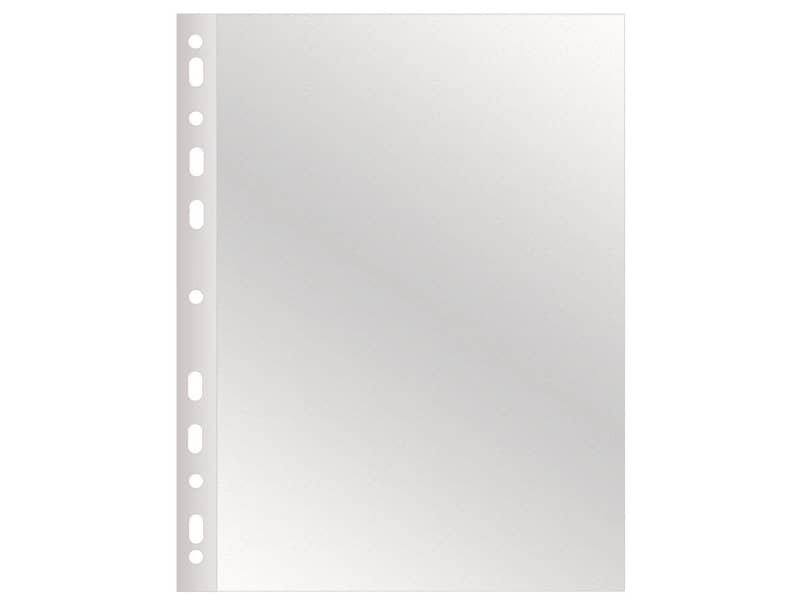 Buste a perforazione universale Q-Connect 22×30 cm basso spessore finitura goffrata conf. 100 pz – KF11192