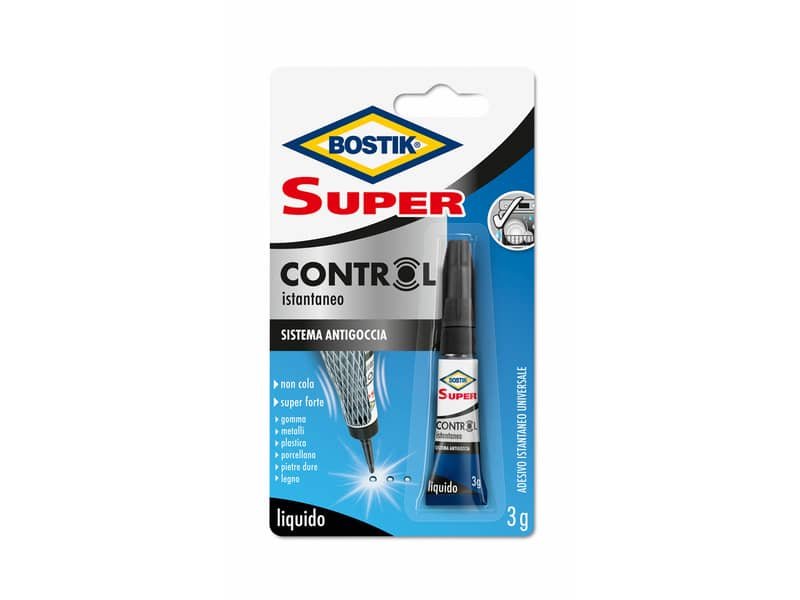 Colla attaccatutto cianoacrilica Bostik Super Control 3 gr – D2737