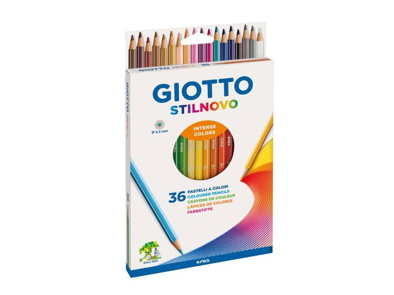 Matite colorate GIOTTO Stilnovo assortiti Astuccio da 36 – 25670000