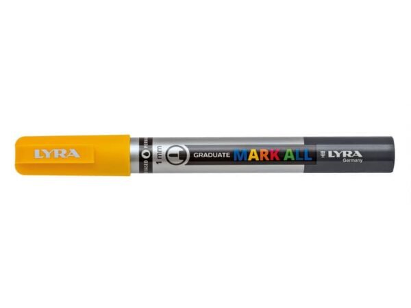 Marcatore a tempera LYRA Graduate Mark All punta tonda 1 mm giallo L6810007