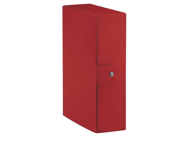 Cartella portaprogetti Esselte C90 DELSO ORDER dorso 10 cm presspan lucido rosso 25×35 cm  – 390390160