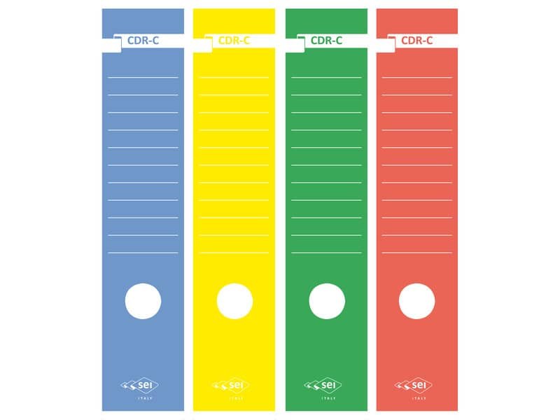 Copridorso autoadesivi Sei Rota CDR-C 7×34,5 cm verde Conf. 10 pezzi – 58012705