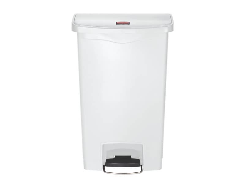 Contenitore in resina Rubbermaid Slim Jim© Step-On bianco 50 L 1883557