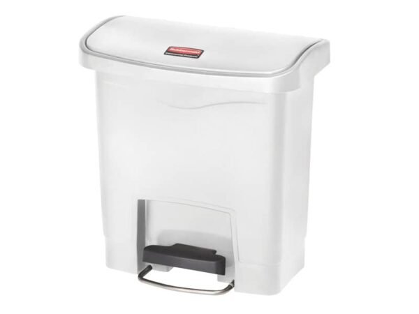 Contenitore in resina Rubbermaid Slim Jim© Step-On bianco 15 L 1883554