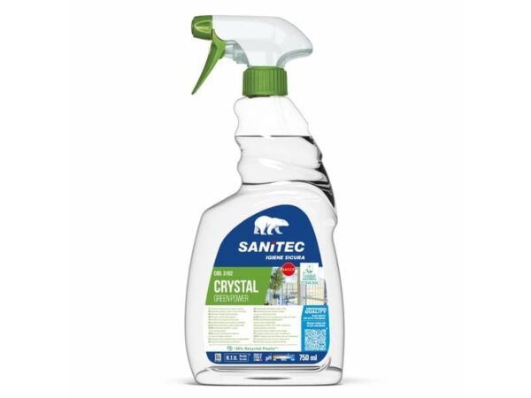 Sgrassatore per vetri Green Power Sanitec 750 ml 3102