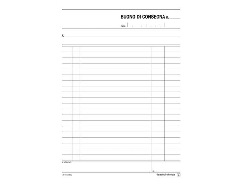 Blocco buoni di consegna flex 21,5×14,8 cm – 33×3 copie data ufficio DU164583300