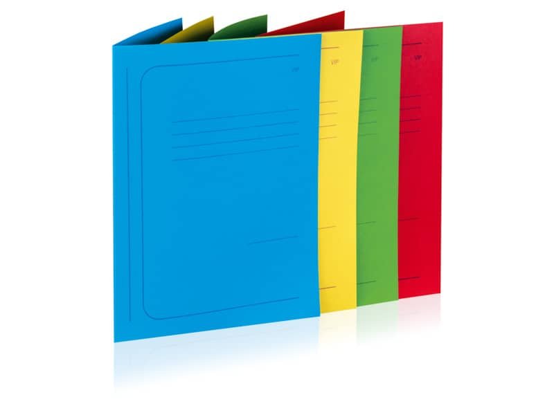 Cartelline a 3 lembi Brefiocart VIP 25×35 cm giallo Conf. 20 pezzi – 0205512.GI