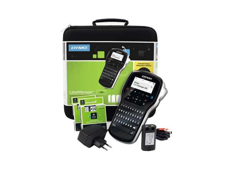 Etichettatrice LabelManager 280 DYMO Nero + accessori 2091152