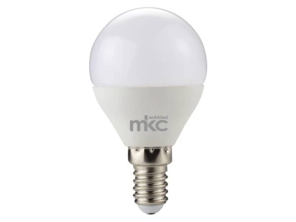 Lampadina MKC Minisfera LED E14 430 lumen bianco caldo 499048006