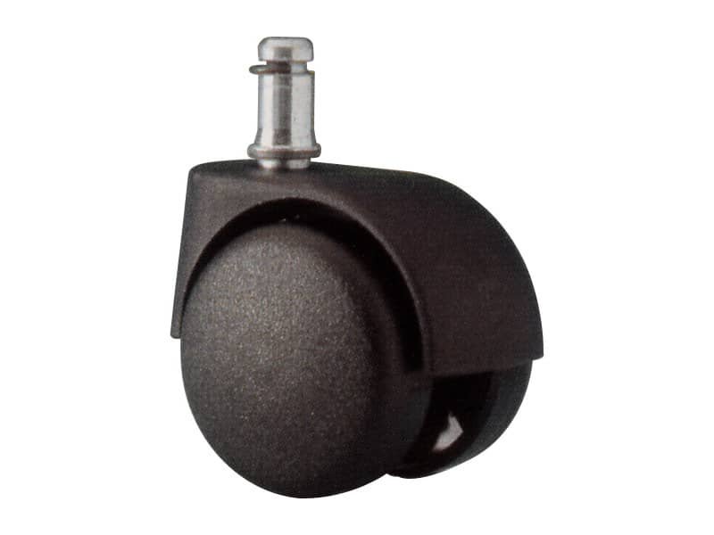 Set 5 ruote per sedie Unisit nylon nero ACCRUC5
