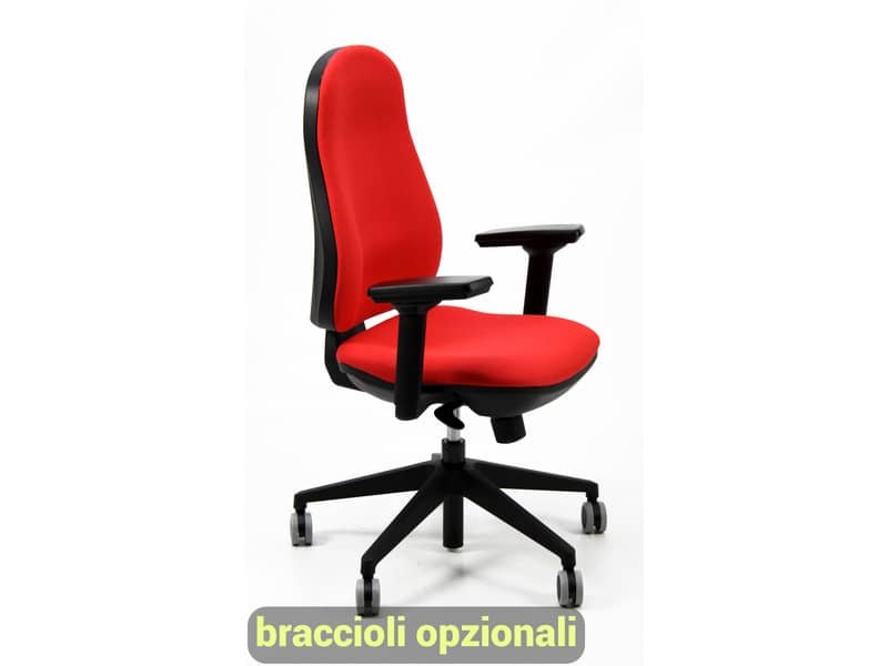 Sedia girevole operativa Unisit Ariel AIER Eco smart rivestimento ignifugo – bordeaux – AIER/ID