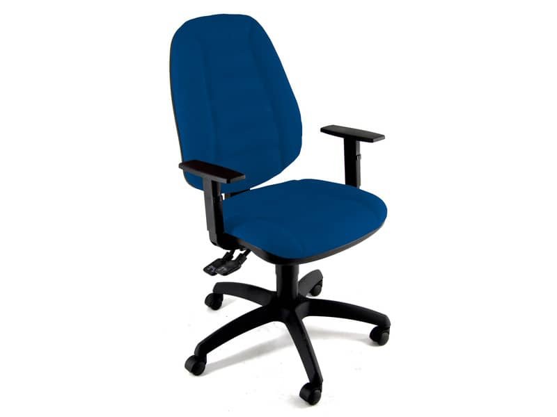 Sedia operativa girevole Unisit Cerere CRSY Eco Smart – rivestimento fili di luce blu – CRSY/F11