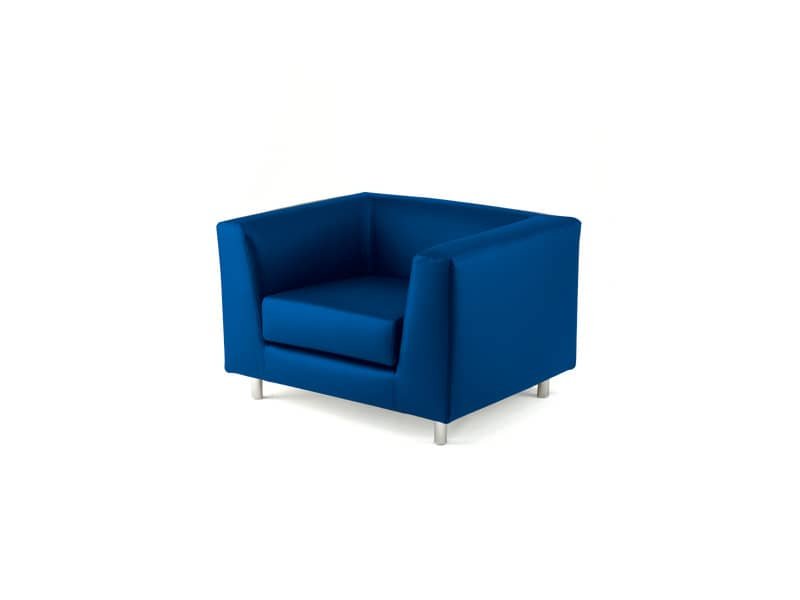 Divano attesa a 1 posto Unisit Quad QD1 schien…