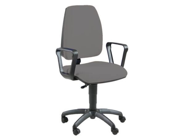 Sedia operativa girevole Unisit Jupiter JUBR Eco smart - rivestimento Eco grigio scuro - con braccioli - JUBR/ET
