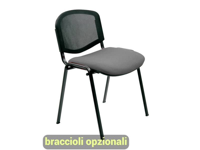 Sedia visitatore 4 gambe Unisit Dado D5N schie…