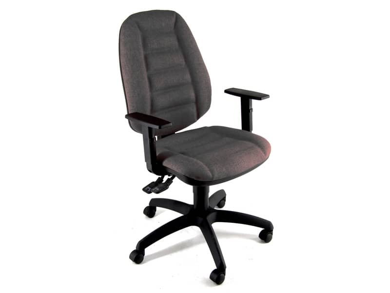 Sedia operativa girevole Unisit Cerere CRSY Eco Smart – rivestimento ignifugo grigio scuro -CRSY/IT