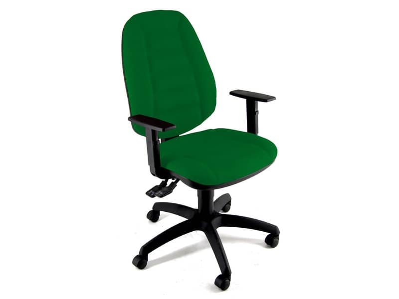 Sedia operativa girevole Unisit Cerere CRSY Eco Smart – rivestimento Eco – verde – CRSY/EV