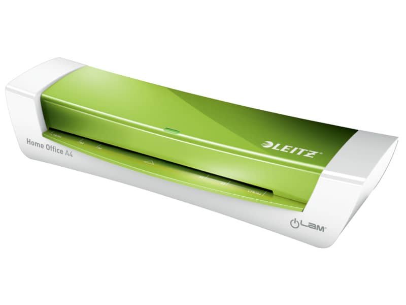 Plastificatrice a caldo compatta a 2 Leitz iLAM Home Office A4 verde 73680054