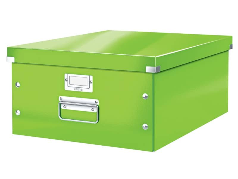 Scatola per archiviazione universale ”L” Leitz CLICK & STORE 36,9x20x48,2 cm Leitz verde metallizzato – 60450054