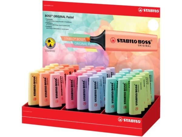 Display evidenziatori Stabilo Boss Original Pastel assortiti 70/45-4