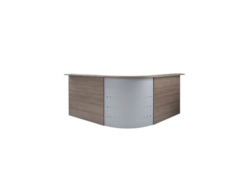 Angolo per scrivania reception Frensy Florence 96x96x115 cm olmo UFLAR